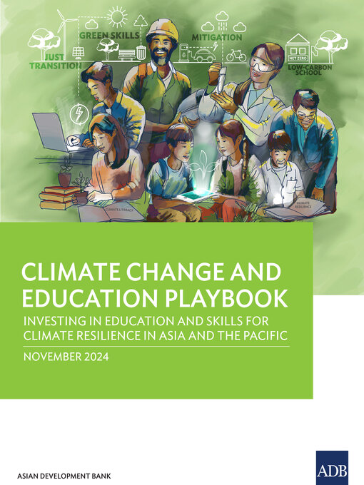 Title details for Climate Change and Education Playbook by Asian Development Bank - Available